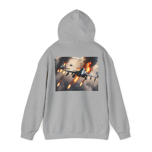 Unisex Heavy Blend™ Hooded Sweatshirt-Fighter Jets