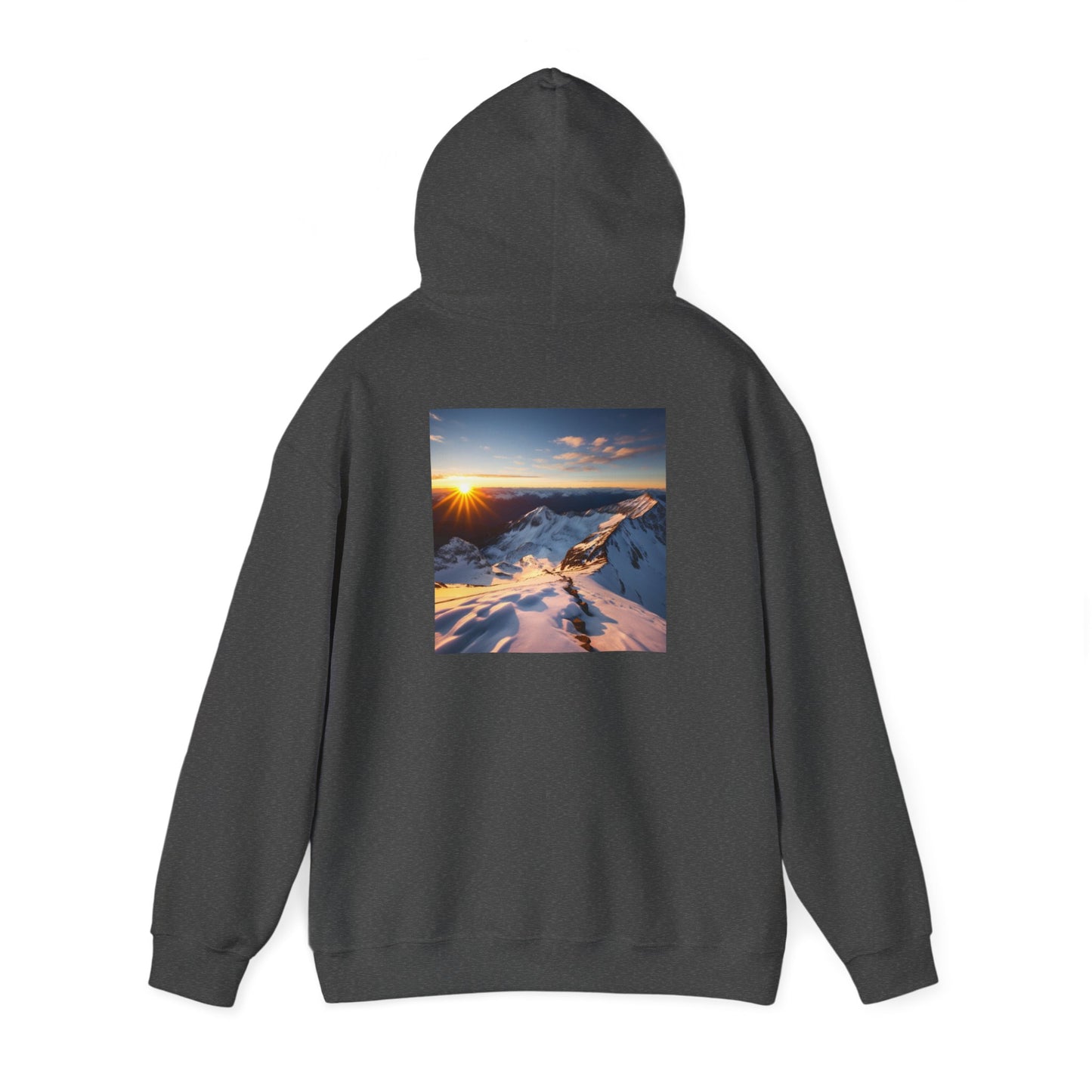 Unisex Heavy Blend™ Hooded Sweatshirt-Sunset From a Peak