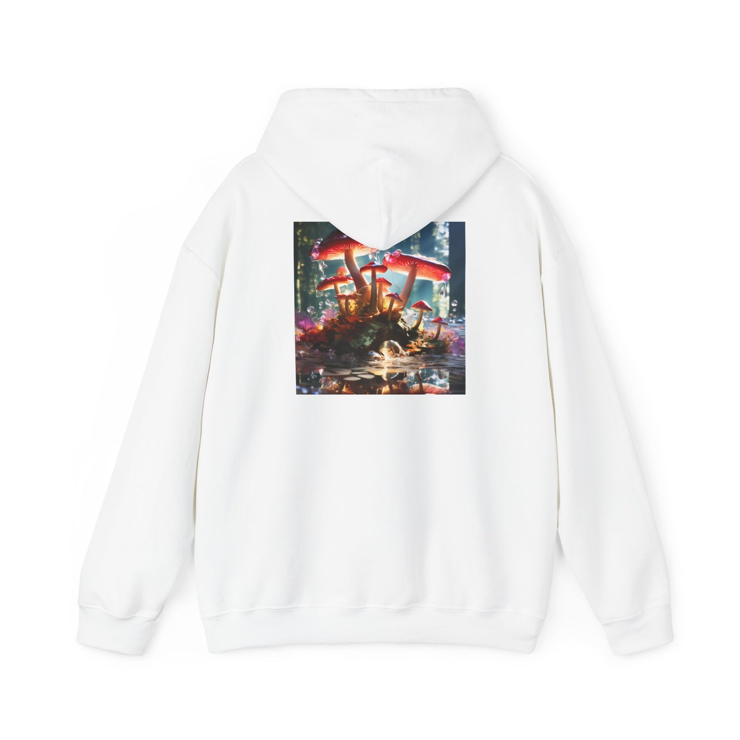 Unisex Heavy Blend™ Hooded Sweatshirt-Mushrooms Patch