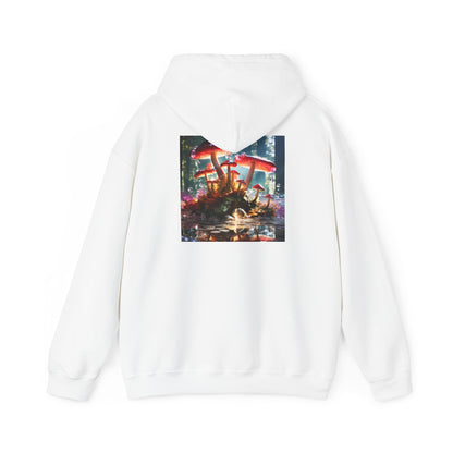 Unisex Heavy Blend™ Hooded Sweatshirt-Mushrooms Patch