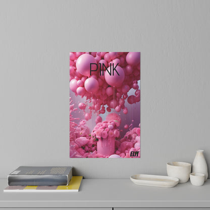 Wall Decals-Pink Poster
