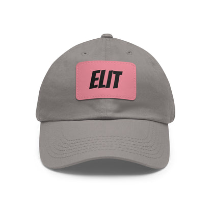 Dad Hat with Leather Patch (Rectangle)-Elit Hat