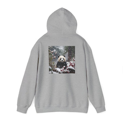 Unisex Heavy Blend™ Hooded Sweatshirt-Snowy Panda