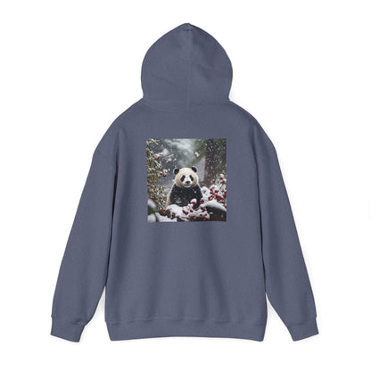 Unisex Heavy Blend™ Hooded Sweatshirt-Snowy Panda