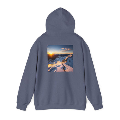 Unisex Heavy Blend™ Hooded Sweatshirt-Sunset From a Peak