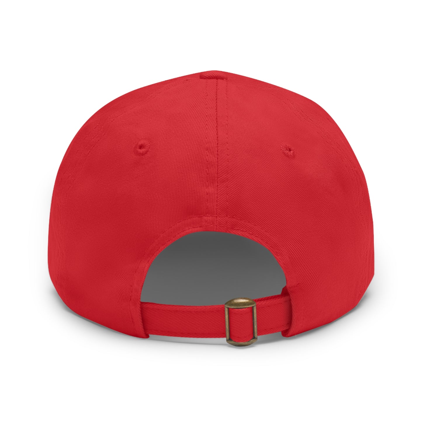 Dad Hat with Leather Patch (Rectangle)-Elit Hat