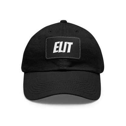 Dad Hat with Leather Patch (Rectangle)-Elit Hat