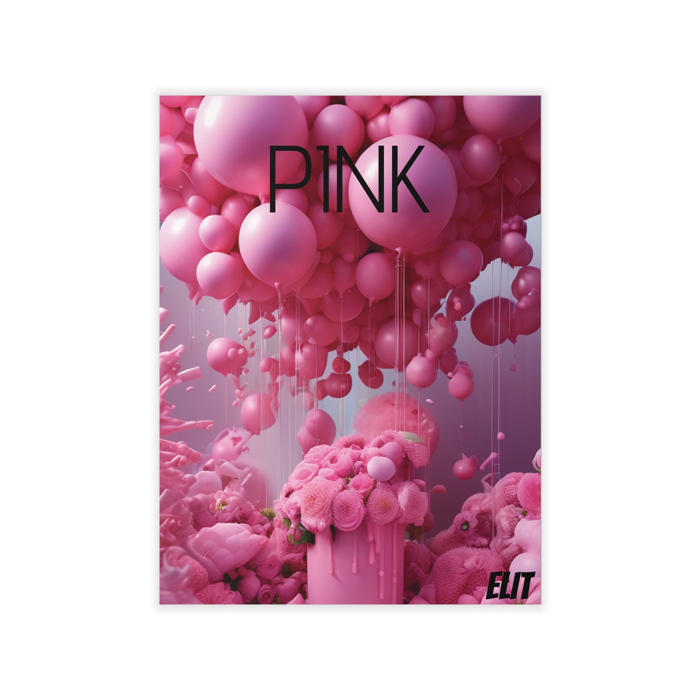 Wall Decals-Pink Poster