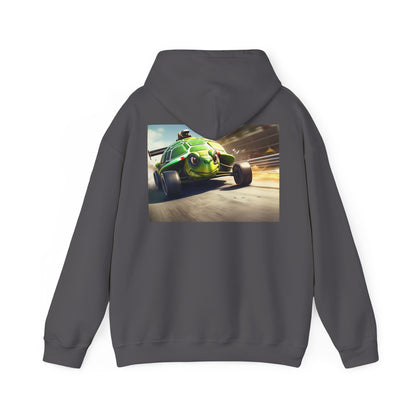Unisex Heavy Blend™ Hooded Sweatshirt-Turtle Race Car