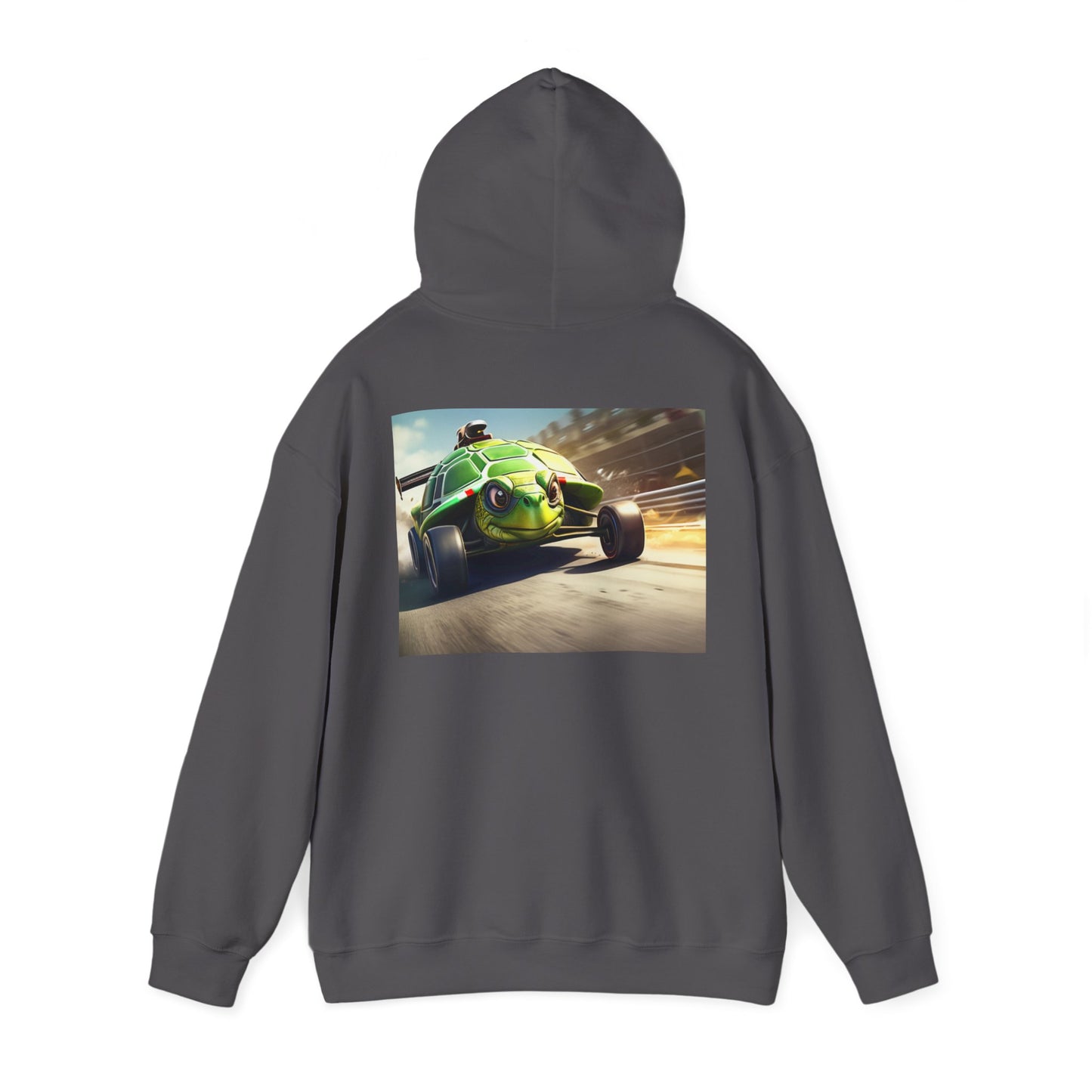 Unisex Heavy Blend™ Hooded Sweatshirt-Turtle Race Car
