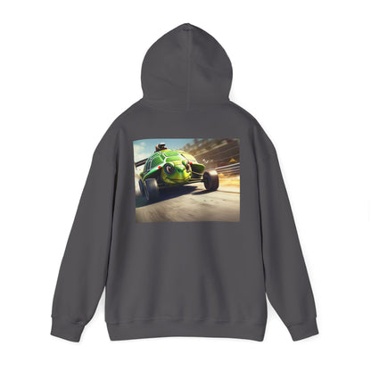 Unisex Heavy Blend™ Hooded Sweatshirt-Turtle Race Car