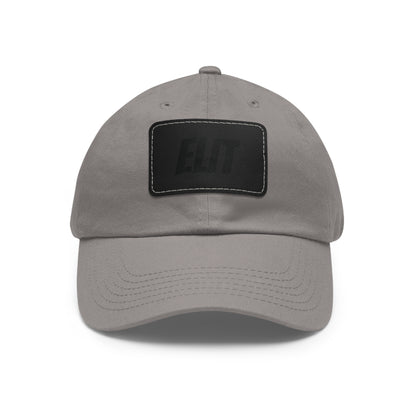 Dad Hat with Leather Patch (Rectangle)-Elit Hat