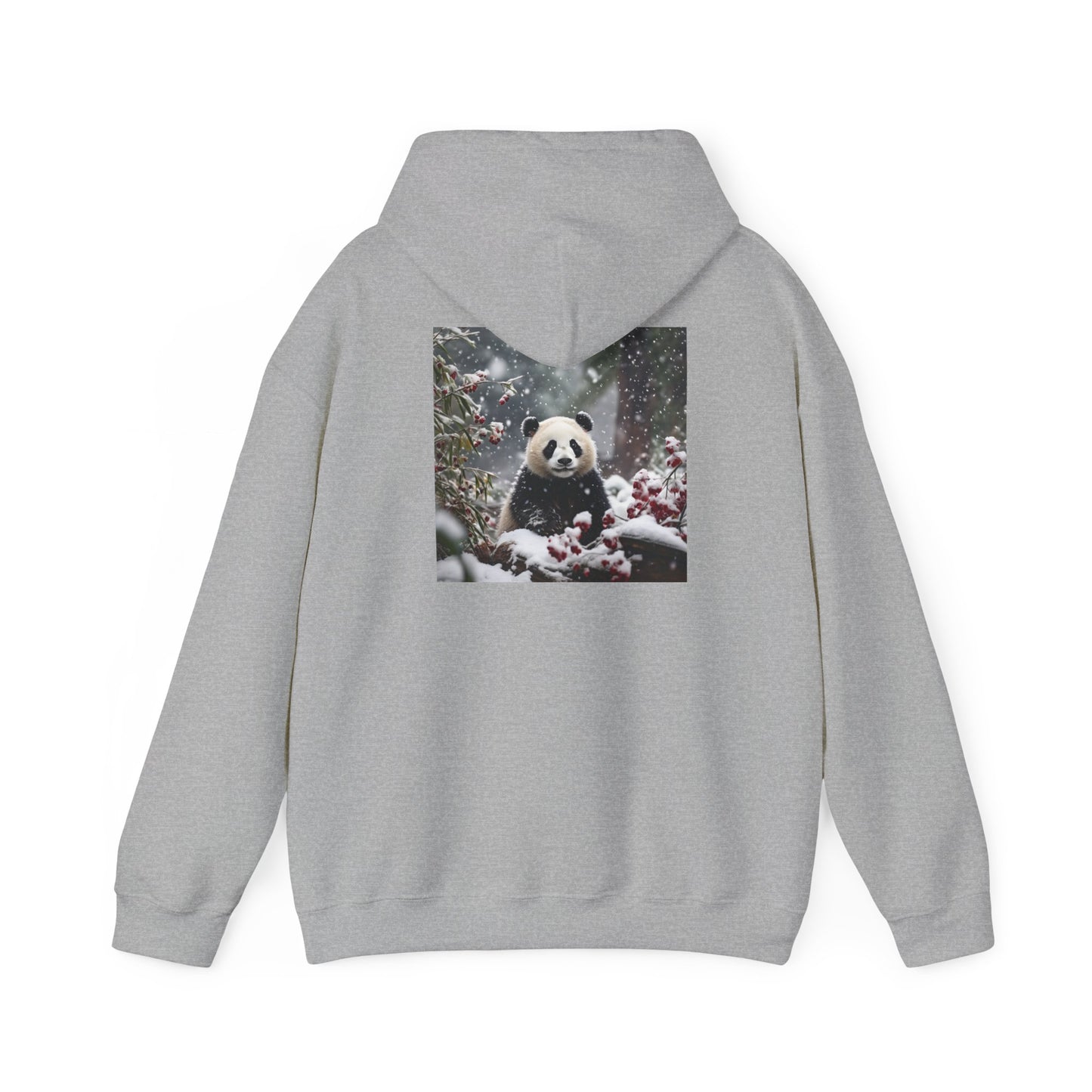 Unisex Heavy Blend™ Hooded Sweatshirt-Snowy Panda