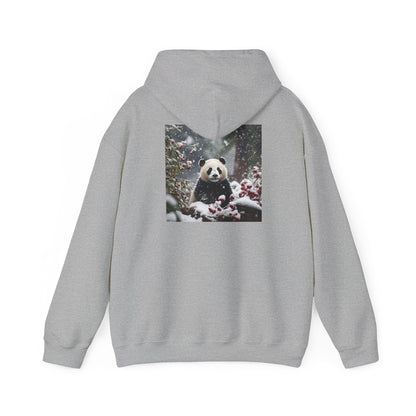 Unisex Heavy Blend™ Hooded Sweatshirt-Snowy Panda
