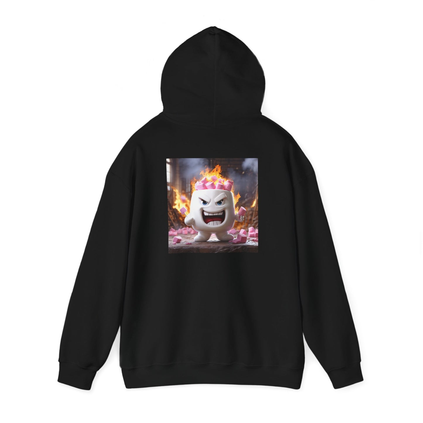 Unisex Heavy Blend™ Hooded Sweatshirt-Angry Marshmallow