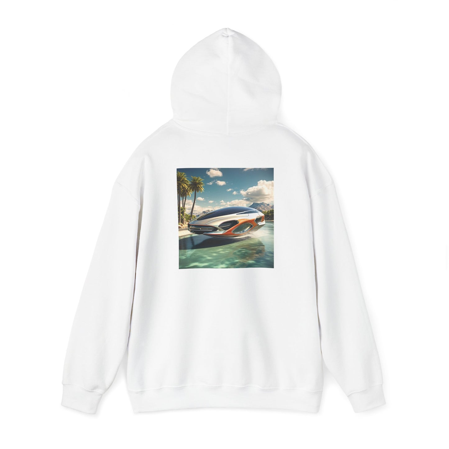 Unisex Heavy Blend™ Hooded Sweatshirt-Future car