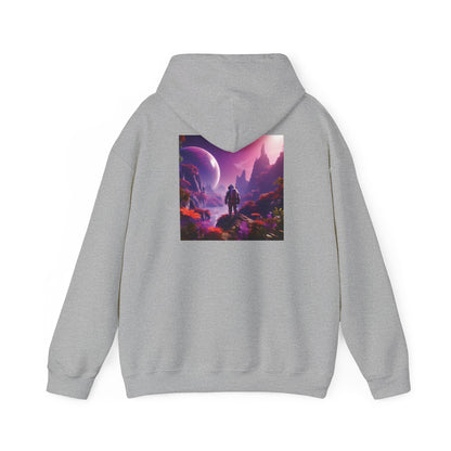 Unisex Heavy Blend™ Hooded Sweatshirt-Exploring the Purple Jungle