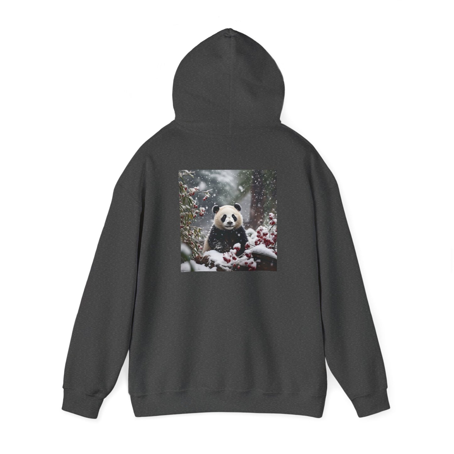 Unisex Heavy Blend™ Hooded Sweatshirt-Snowy Panda